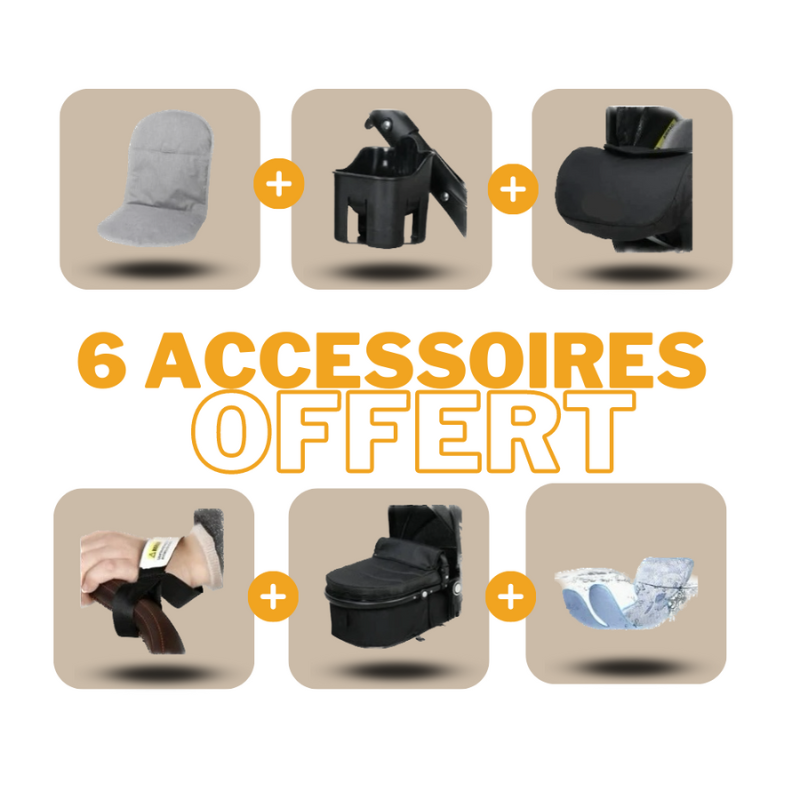 Trio stroller + Free accessories!