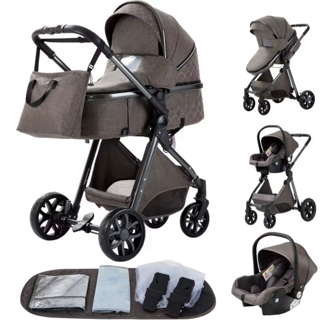 Poussette Trio Tout Terrain DEMI-LUNE