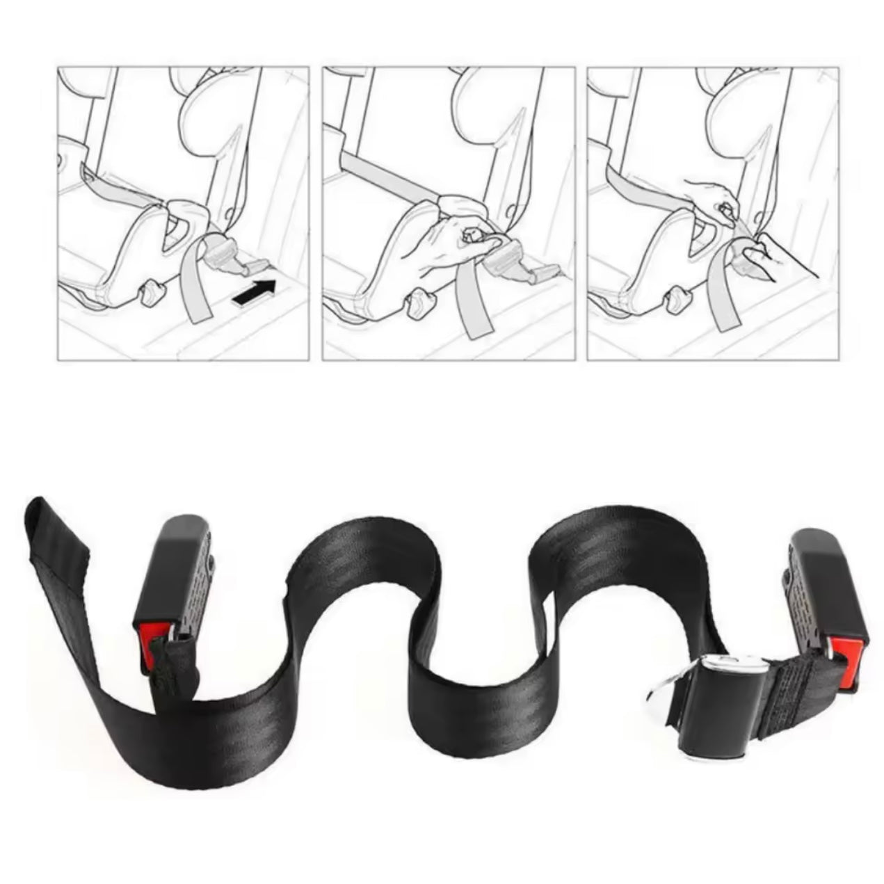 Sangles Isofix pour siège auto