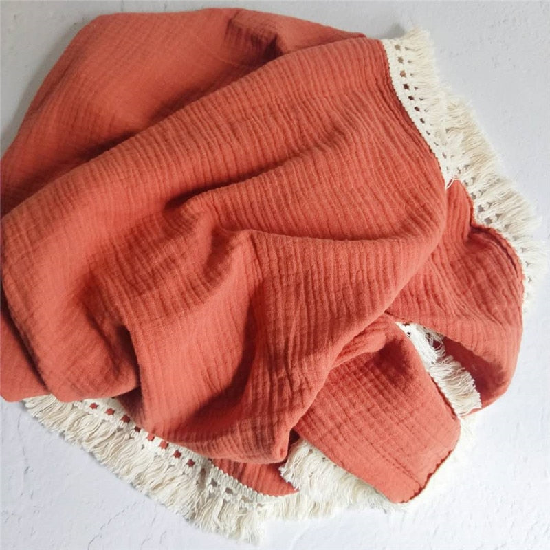 100% cotton blanket Customizable