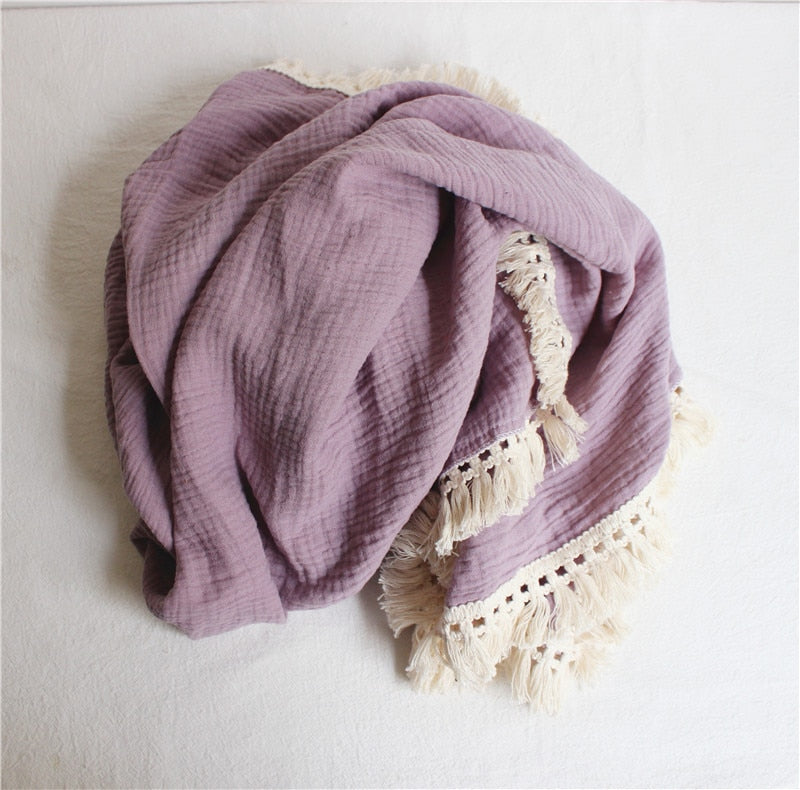 100% cotton blanket Customizable