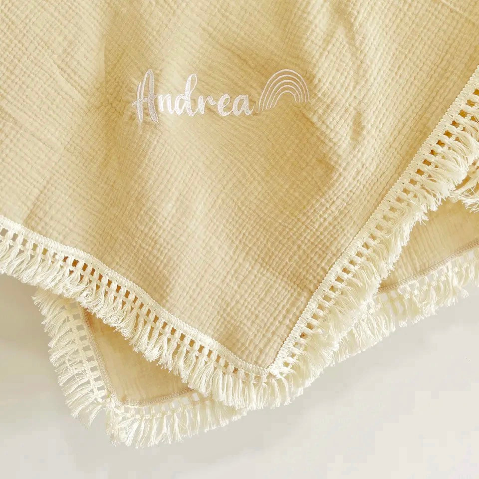 100% cotton blanket Customizable
