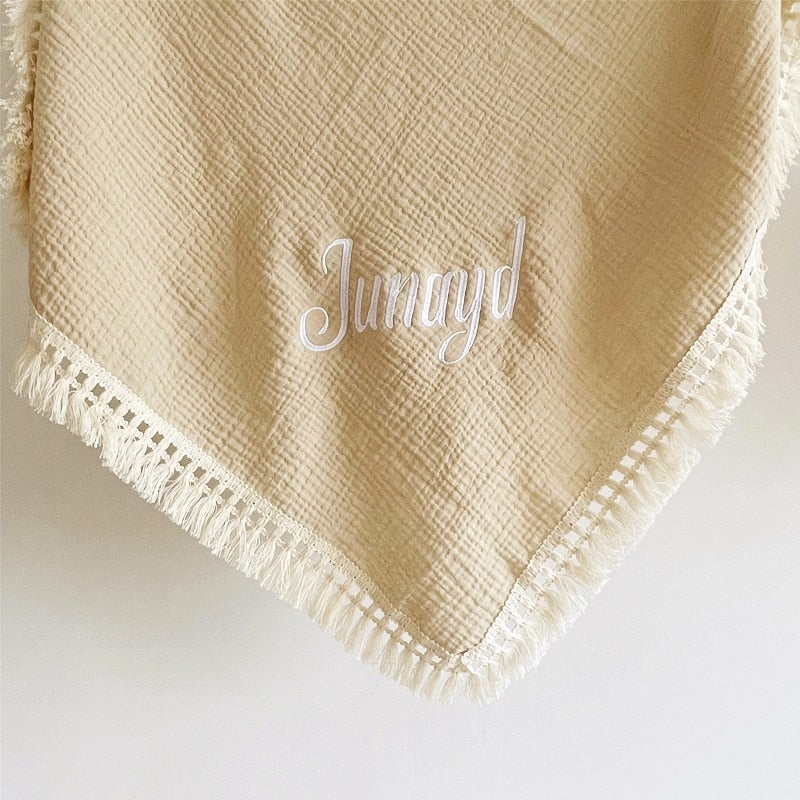 100% cotton blanket Customizable