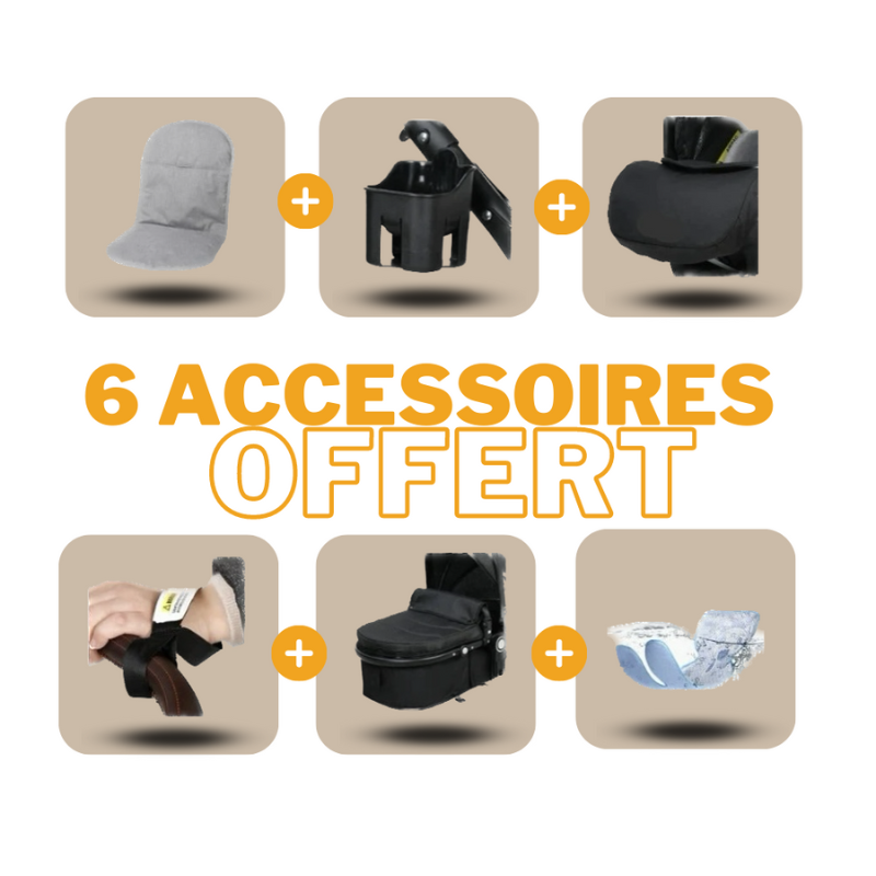 Poussette Trio + Accessoires offert !