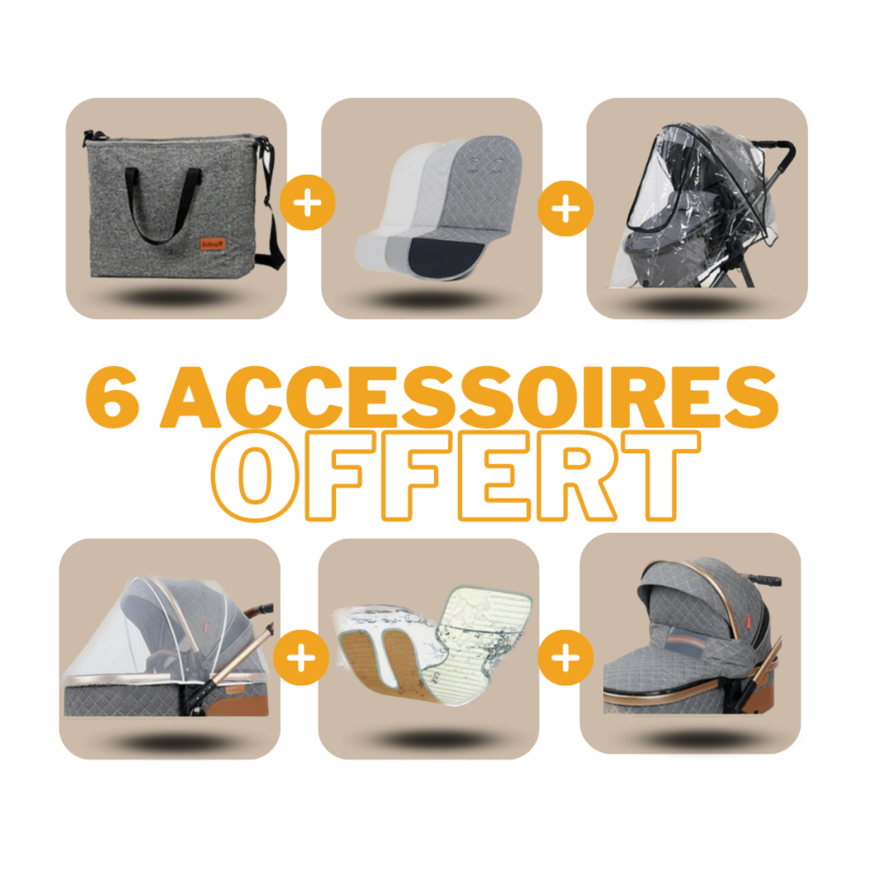 Trio Prestige I 2023 stroller + Free accessories!