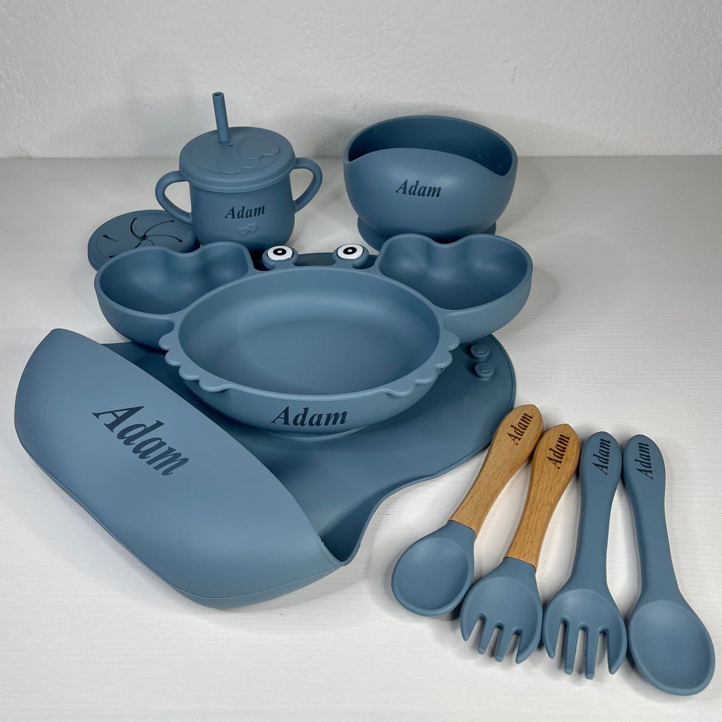 Coffret Repas 8 Pièces Personnalisable pour Bébé