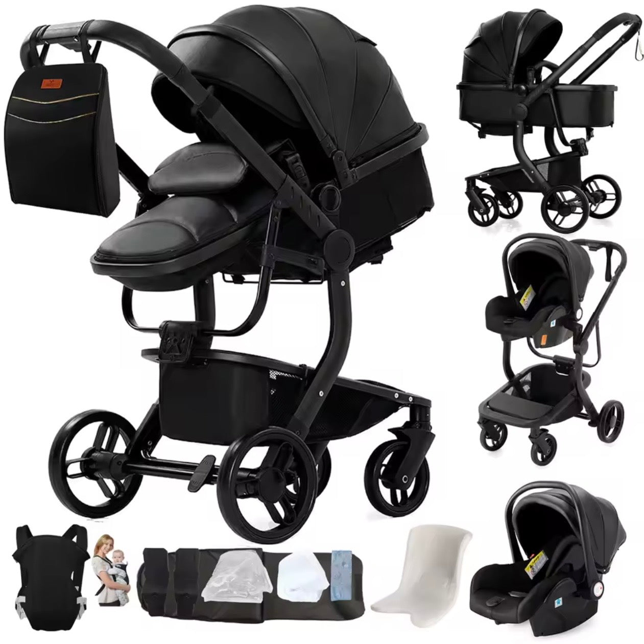Poussette Trio Tout Terrain CUIR