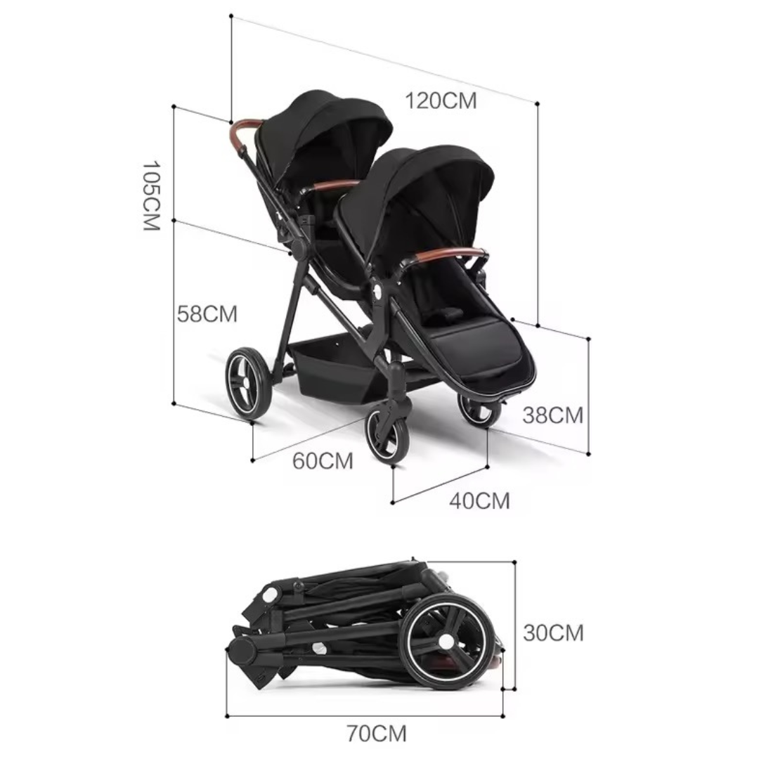 Poussette Double Tout Terrain Complice