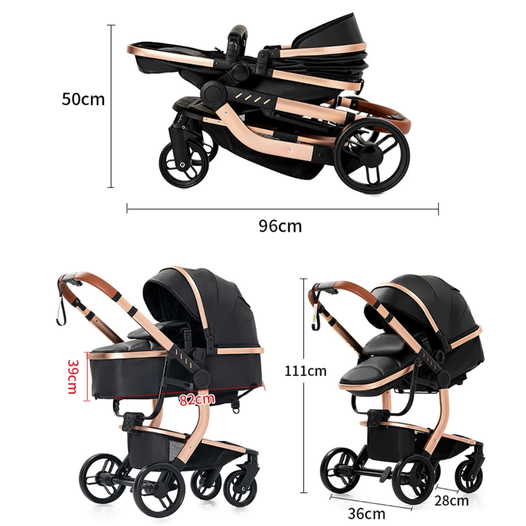 Poussette trio tout terrain compacte on sale
