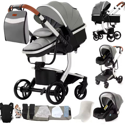 Poussette Trio Tout Terrain CUIR