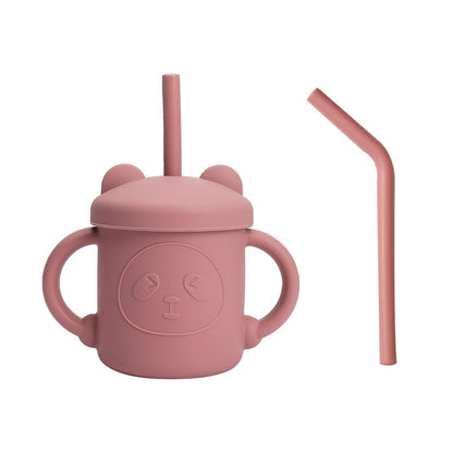 Cup with Silicone Straw 