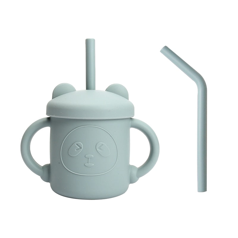 Cup with Silicone Straw 