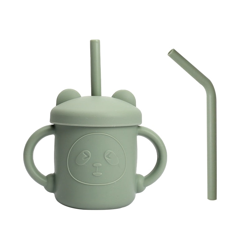 Cup with Silicone Straw 