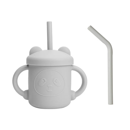 Cup with Silicone Straw 