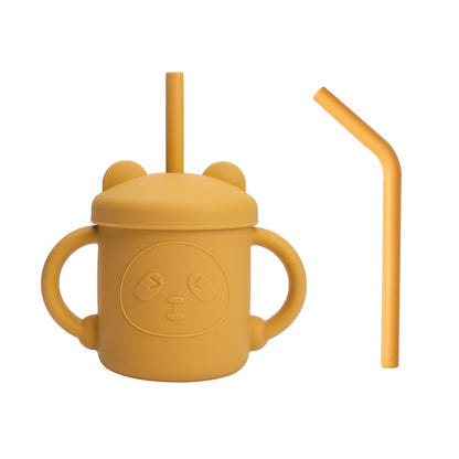 Cup with Silicone Straw 