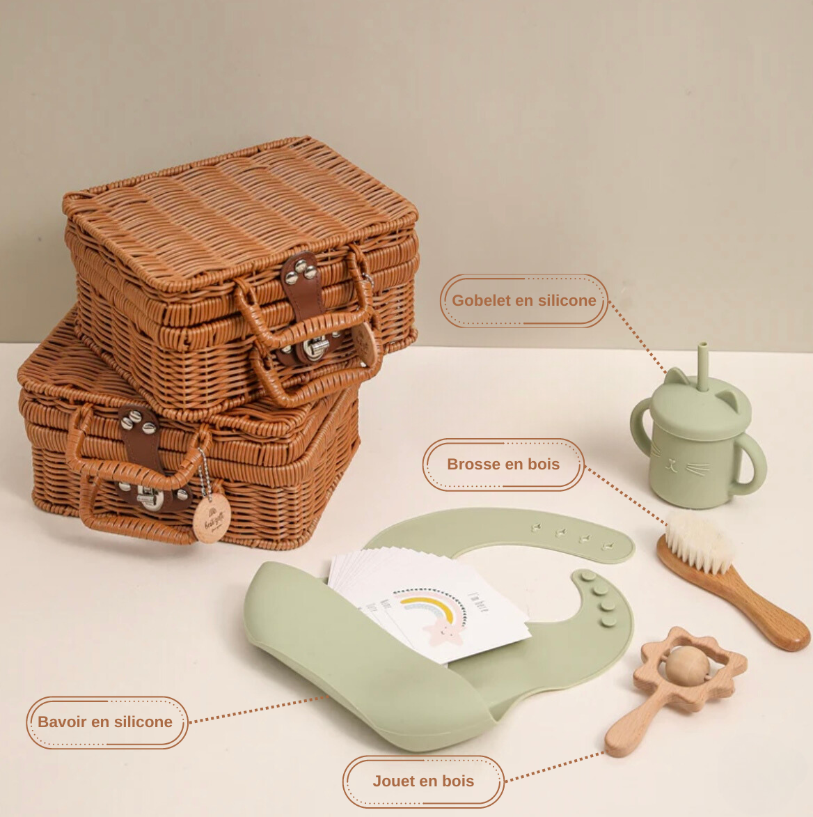 Meal Box + Wicker Box 