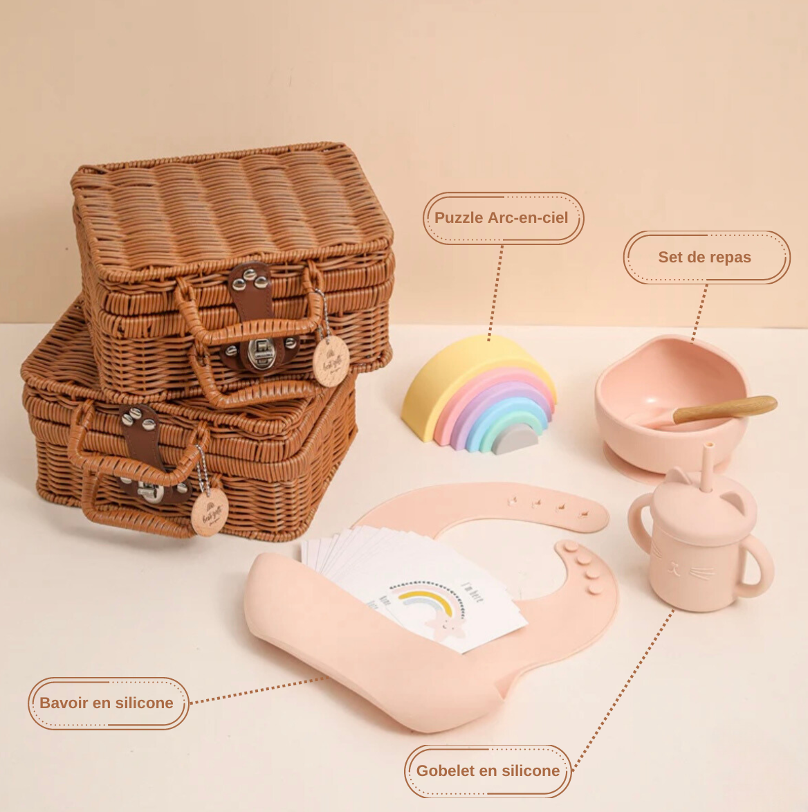 Meal Box + Wicker Box 