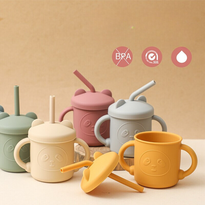 Cup with Silicone Straw 