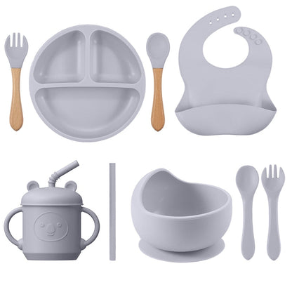 Coffret Repas en Silicone 9 pièces