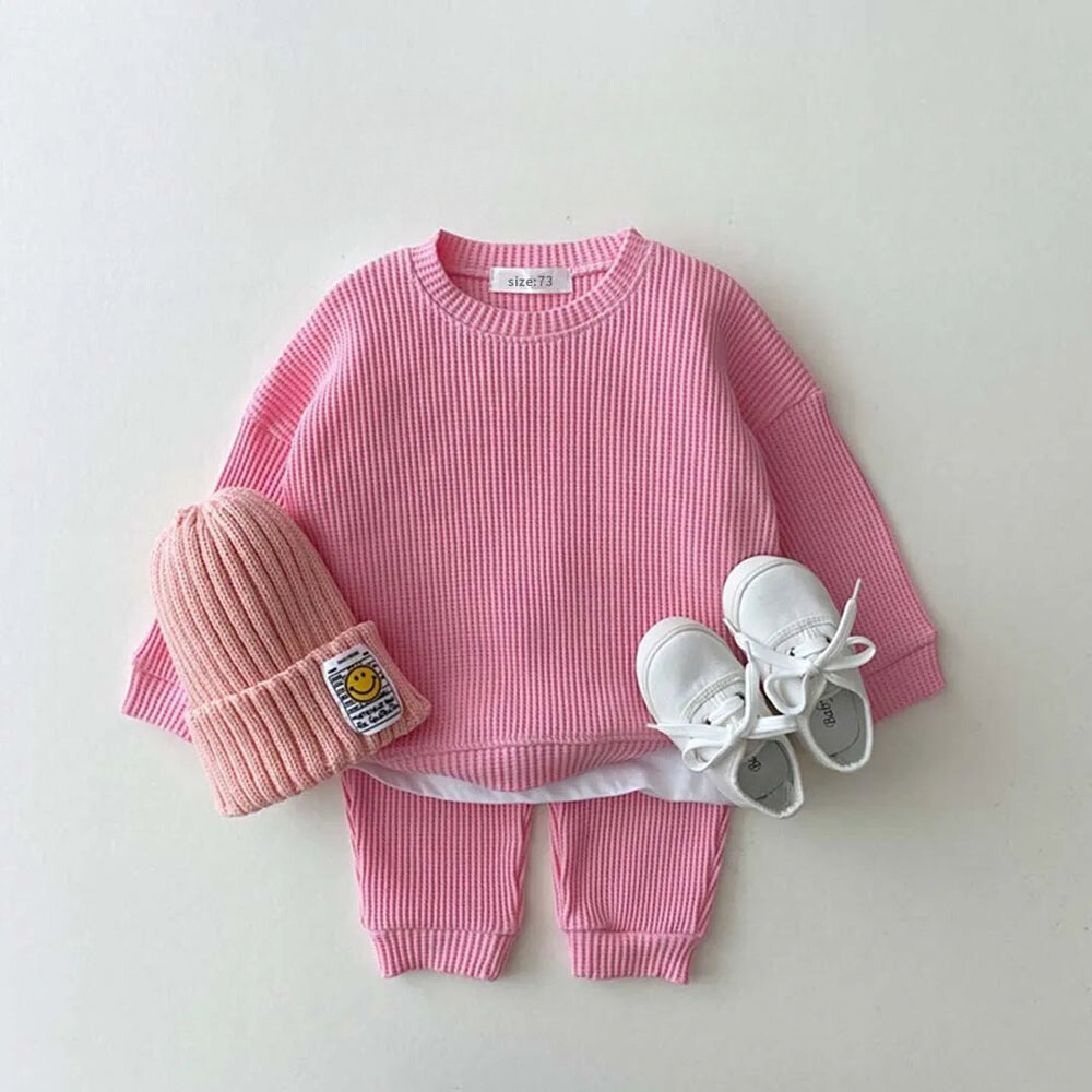 Cotton Sweater + Tracksuit Set 