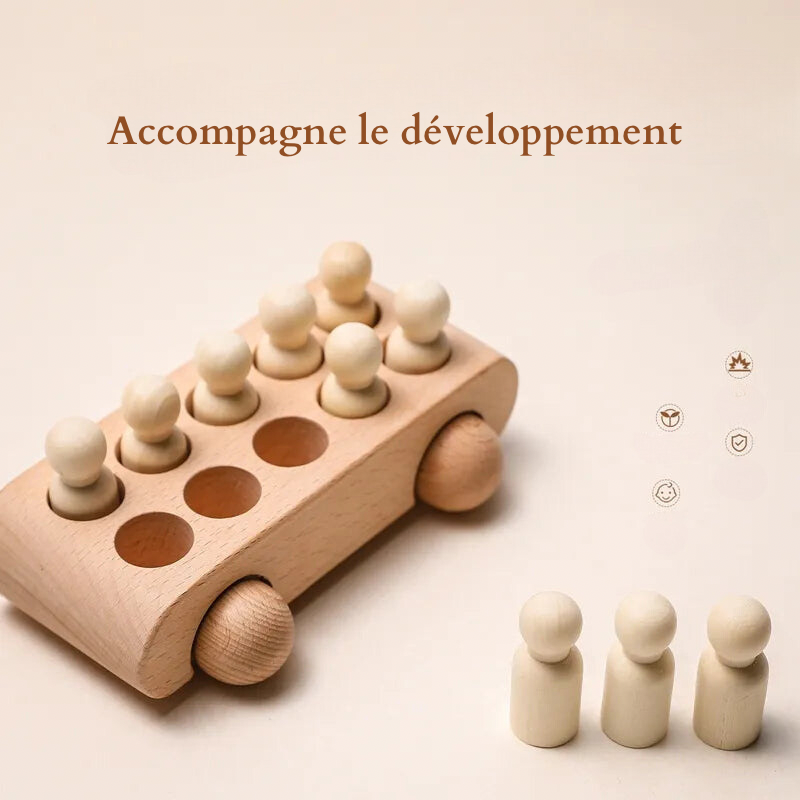 Montessori Wooden Car Toy