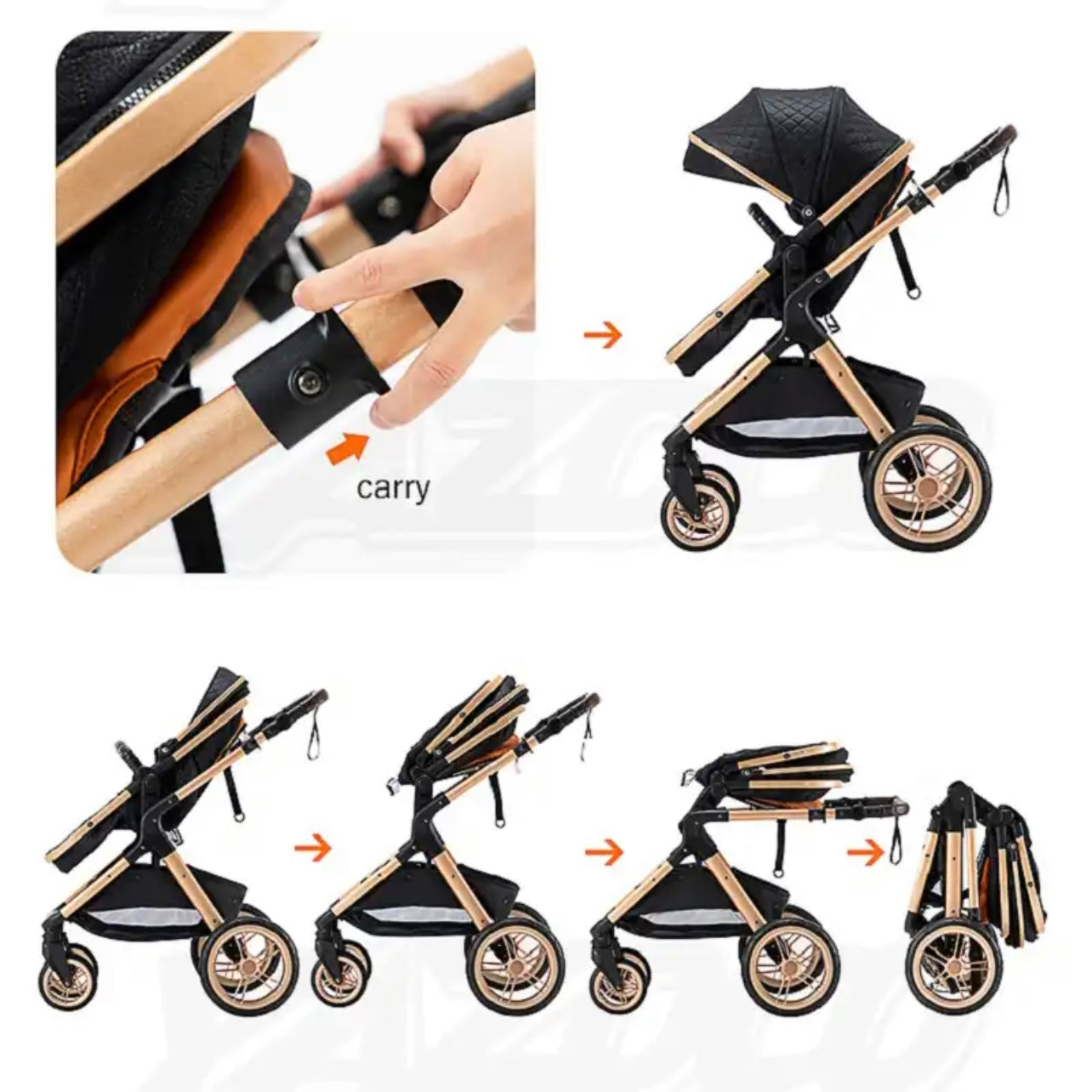 Trio Prestige II Stroller 2024 + Free Accessories 