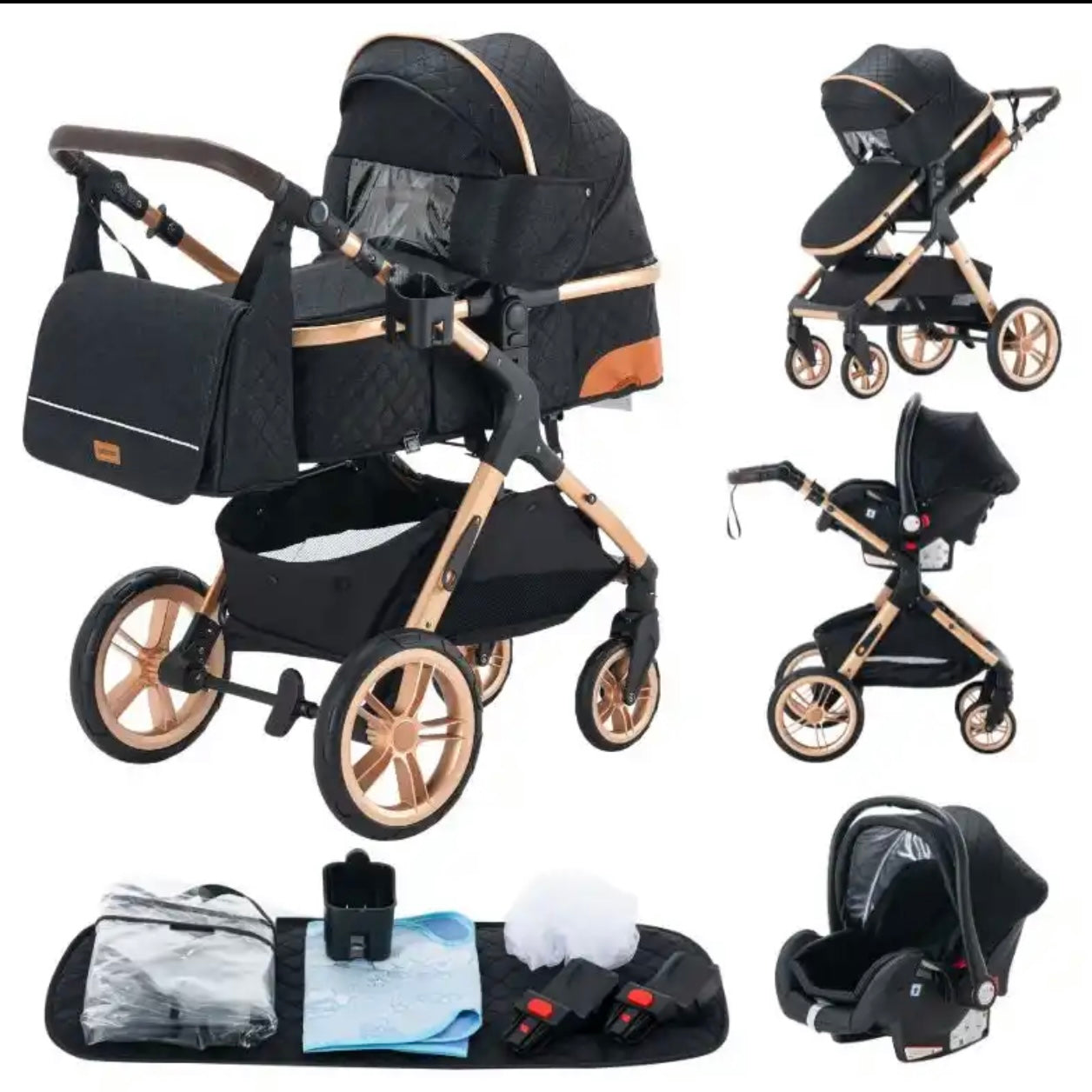 Trio Prestige II Stroller 2024 + Free Accessories 