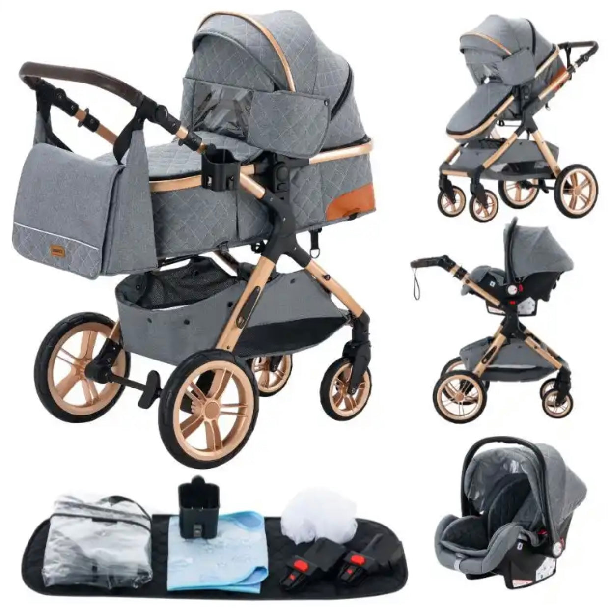 Trio Prestige II Stroller 2024 + Free Accessories 