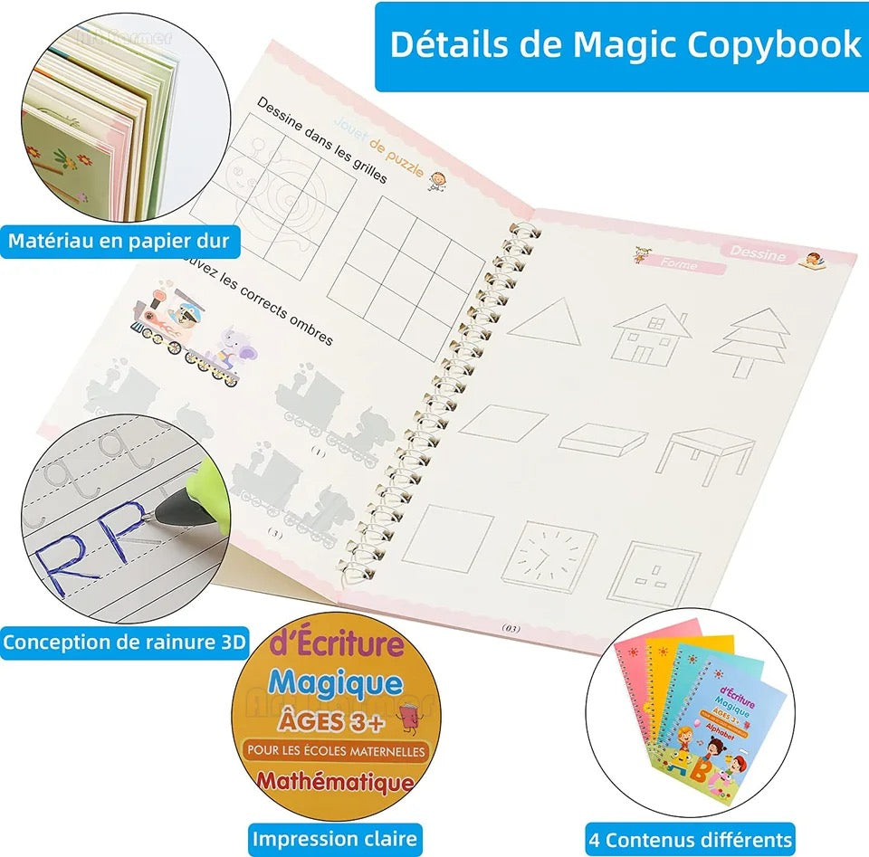 Cahier d'apprentissage Magique