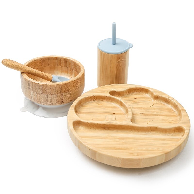 Coffret Repas Silicone et Bois