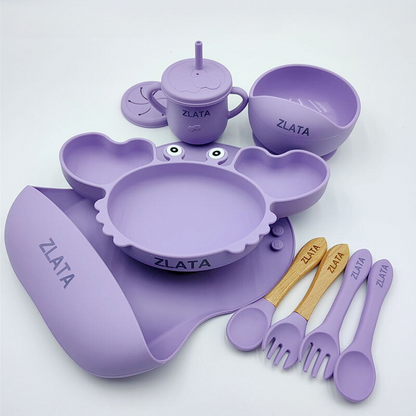 Coffret Repas 8 Pièces Personnalisable pour Bébé